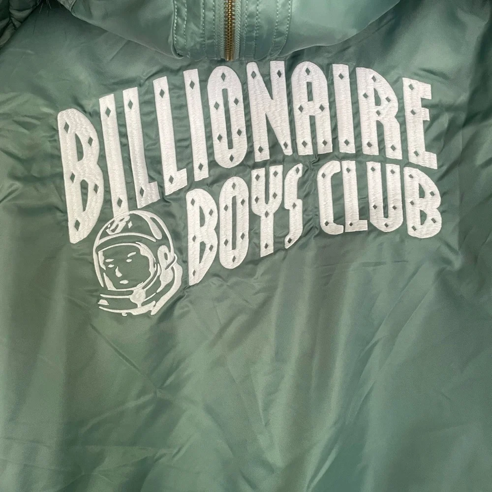 Billionaire Boys Club Blue Bomber Jacket with Fur Trim - Picture 7 of 13